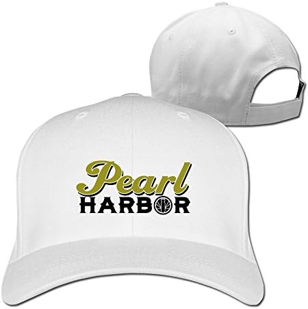 Men Women Navy Pearl Harbor Hawaii Sport Snapback Peaked Hats White Unisex