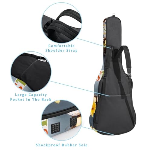 Sac pour guitare étanche avec protection éponge absorbante - 3