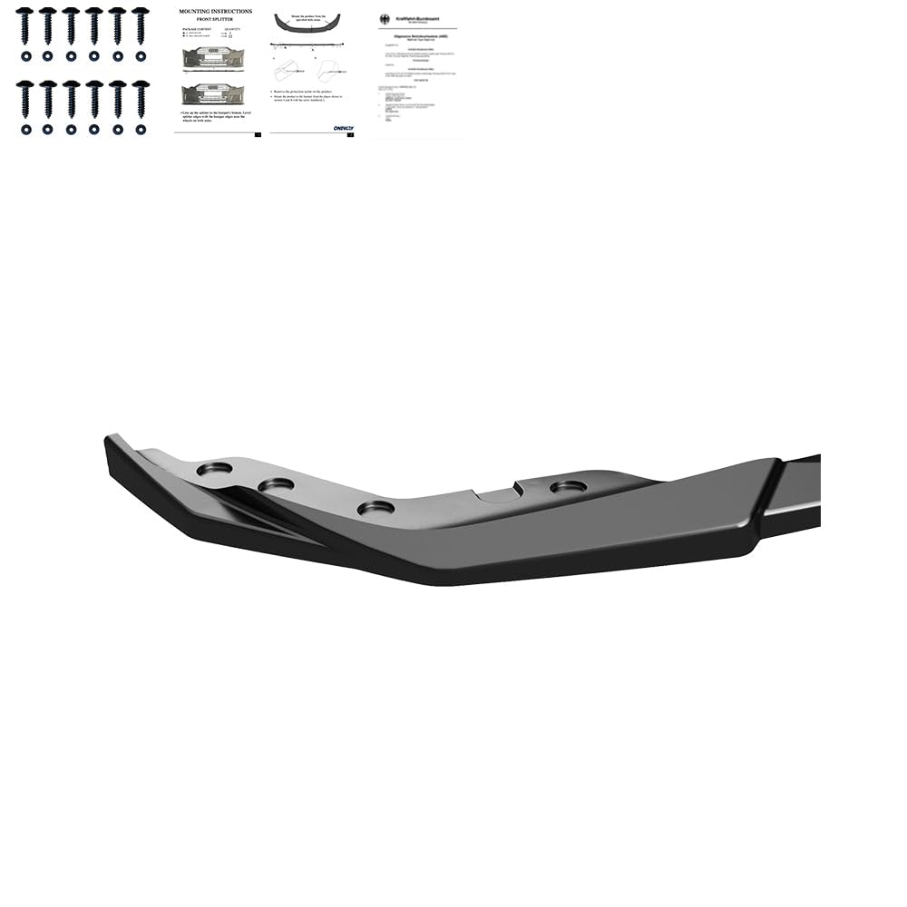 Frontspoiler kompatibel mit BMW 3er G20–G21 M–Paket 2018–2022 mit ABE TÜV