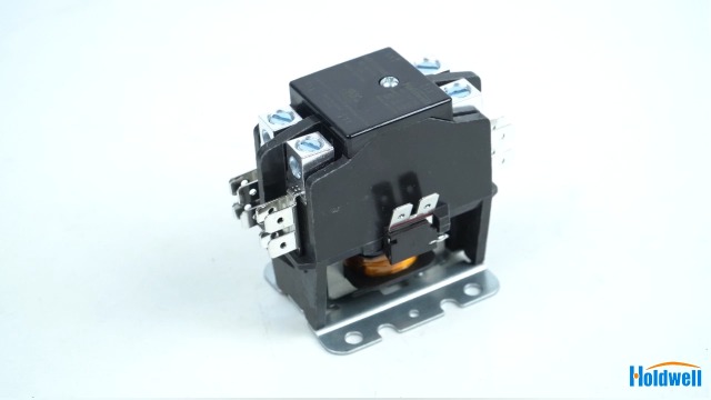 Image of Holdwell 45GG20AJ 2 Pole 40 Amp 24V Coil Definite Purpose Air Conditioner Contactor