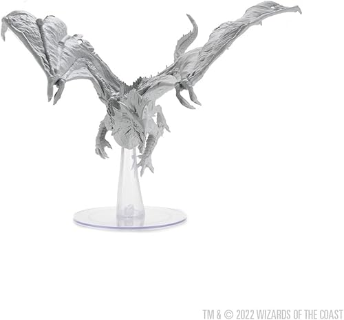 Miniatura 5 de Las maravillosas miniaturas de D&D Nolzur: Dragón plateado adulto