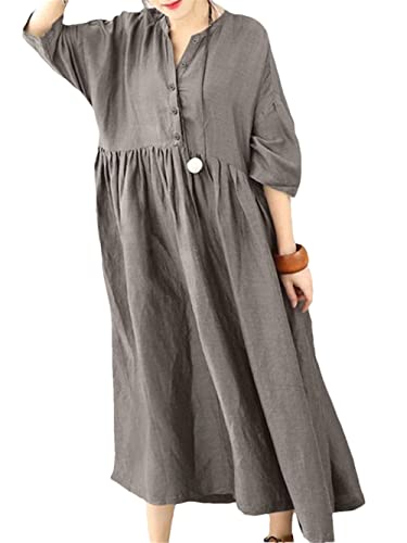 Robe d'été fluide pour femme trouvez le confort élégant en taille XL gris
