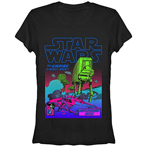Image of STAR WARS Women's Juniors T-Shirt - Black - Medium