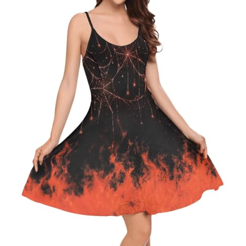 Image of Coloranimal Women's Summer Sleeveless Casual Swing Dresses with Loose Fit Beach Sundress