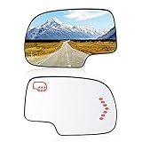 Replace 88944391 88944392 1 Pair Heated Left And Right Side Mirror Glass with Arrow signal...