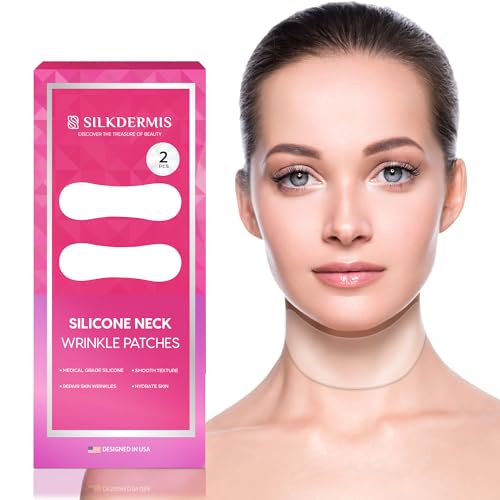 SILKDERMIS Silicone Neck Wrinkle Patch: Reusable Neck Wrinkle Tre...