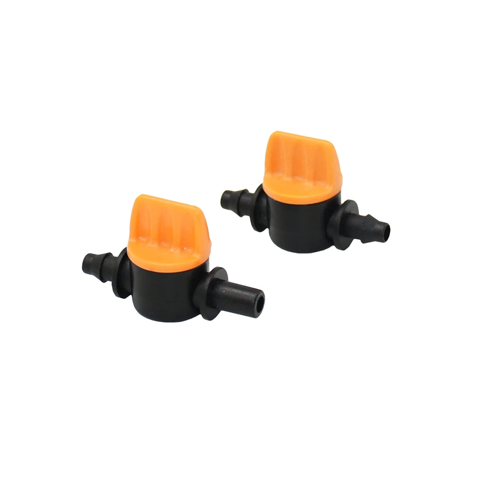 Raccordo per Acqua Spray, 100 Pezzi Di Tubo da 4/7 Mm, Rubinetto da Giardino, Valvola da 1/4 Di Pollice a 6 Mm, Raccordi per Irrigazia Goccia da Giardino, Connettore per Tubo, Valvola Dell'A