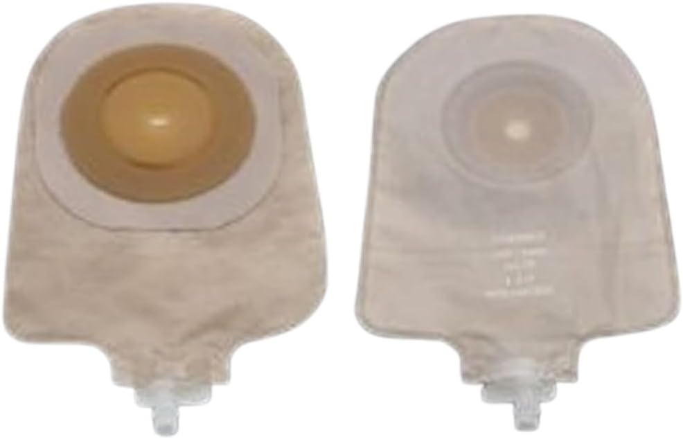 Hollister 8478 Premier 1-Piece 9” Urostomy Pouch & Convex Flextend Barrier, Cut-to-Fit 1-1/2” Opening, Transparent, Pack of 5