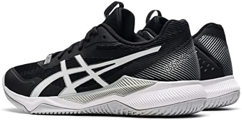 ASICS Women's Gel-Tactic Indoor Sport Shoes, 11, Black/White Review | Image 2