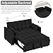 howcool 3 in 1 Convertible Sleeper Sofa Bed, 55