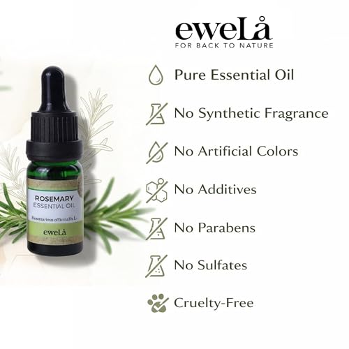 Aceite Esencial de Romero Ewela 0.34 Fl Oz 100% Puro miniatura 5