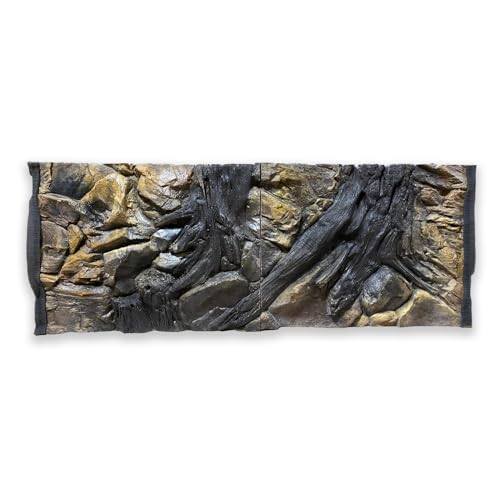 Aquarium Rückwand 3d 50x30 bis 200x60cm Terrarien Fels Wurzel Struckt