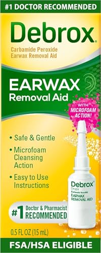 Debrox Earwax Removal Aid, 0.5 oz Earwax Removal Drops