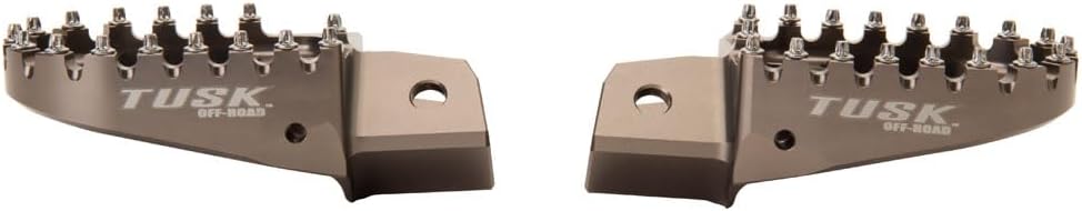 TUSK Billet Race Foot Pegs Compatible with Yamaha TW200 1990-2026