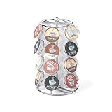 Nifty K Cup Holder – Compatible with K-Cups, Coffee Pod Carousel | 24 K Cup Holder, Spins 360-Degree