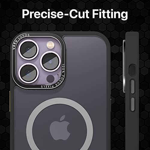 Image of eller sante Clear Armor MagPro for iPhone 14 Pro Case Cover, Shockproof, Scratch Resistant, Slim, Thin, Military-Grade Metal Ring Camera Protection, Compatible with MagSafe Back Cover - Black