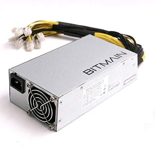 Bitcoin Miners Antminer S9 L3 D3 - Fuente de alimentación APW3++ PSU (1200 W a 110 V, 1600 W a 220 V)