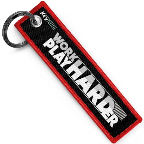 KEYTAILS Keychains, Premium Quality Key Tag for Snowmobile, Sled [Work