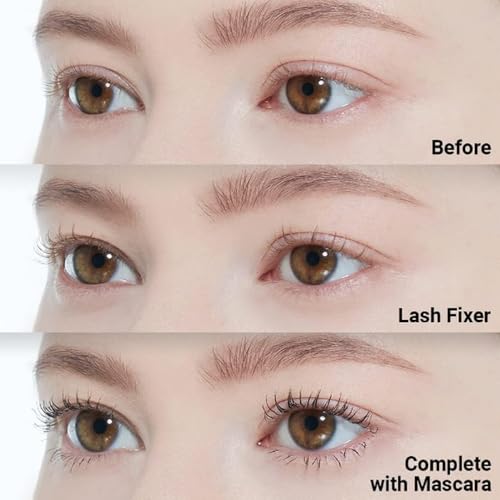 Image of ETUDE Dr. Mascara Fixer For Super Long lash, Korean Mascara Primer, Natural lash Extension, Lengthening, Smudge-Proof, Korean Makeup, Beauty, Micro Black Fiber Formula (0.203 Fl Oz)