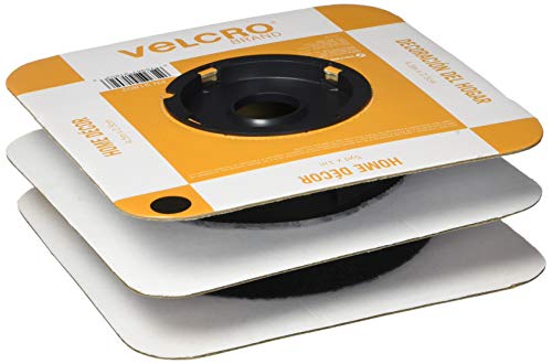 Velcro (R) Marca (1 x Home Decor Cinta de 15, Negro
