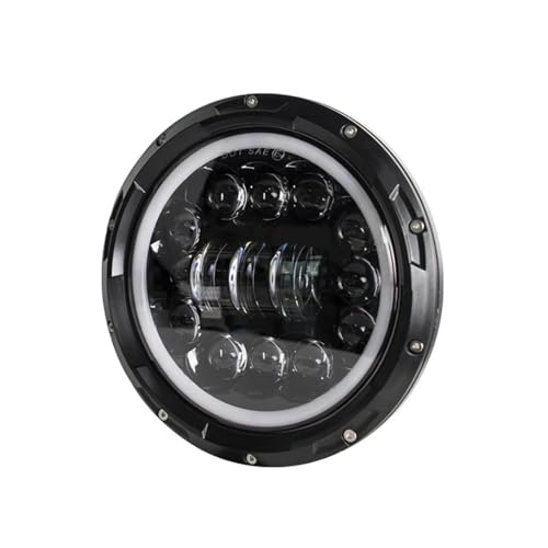 Motorradscheinwerfer 7-Zoll-Motorradscheinwerfer Schwarz Für Kawasaki Für Vulcan VN 500 750 800 900 1600 1700 1500 1993-2008 Für Ducati Für Monster 1000 600