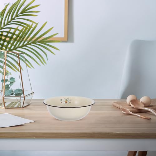 Tazón vintage esmaltado 28 cm diámetro para cocina miniatura 3