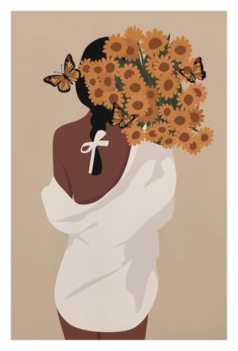Affiche de portrait africain pour réchauffer votre intérieur