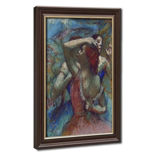 Poster Dancers Edgar Degas de qualite impression sur toile avec suspension en bois