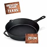 BBQBOSS Gusseisenpfanne 28cm [2,8 Liter]...