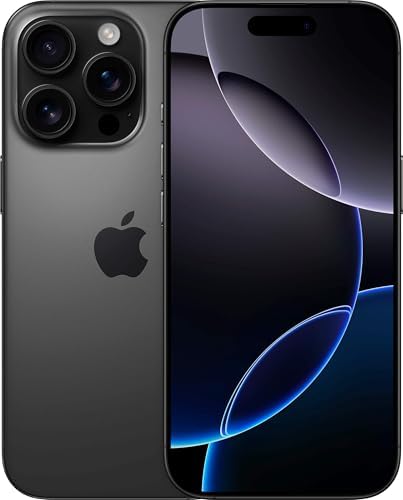 Apple iPhone 16 Pro Max, 256GB, Black Titanium - Unlocked (Renewe...