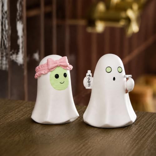 LFLKPY Halloween Ghost Decor Set of 2, Cute Ghost Figurines - image 3