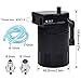 ZFBB Universal Oil Catch Can Kit Baffled Reservoir Tank Aluminum Black 300ml with Hose Kit
