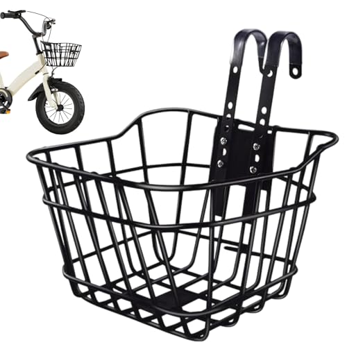 Cesta Delantera Para Bicicleta - Estante De Almacenamiento Frontal Para Bicicletas Plegables De Montaña | Solución De Transporte De Carga Para Ciclismo, Accesorio De Transporte De Equipaje, Cesta De A