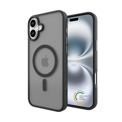 Image of for iPhone Case 16 Plus, [Anti-Yellowing Technology] [Military Grade Drop Protection] Shockproof Slim Hybrid Phone Case for iPhone 16 Plus - Carbon Black
