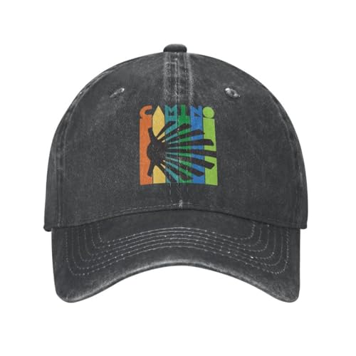 URYRYUI Gorra de béisbol con Estampado Algodón Personalizado Camino De Santiago Compostela Peregrino Outdoor Hombre Mujer Sombrero de Papá Ajustable Primavera Accesorios Deportivos