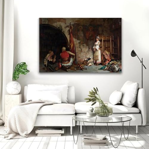 Butin Turc Theodoros Ralli impression murale décoration salon 20x30 - 5