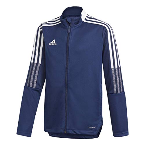 adidas unisex-child Tiro 21 Track Jacket Team Navy Blue Medium
