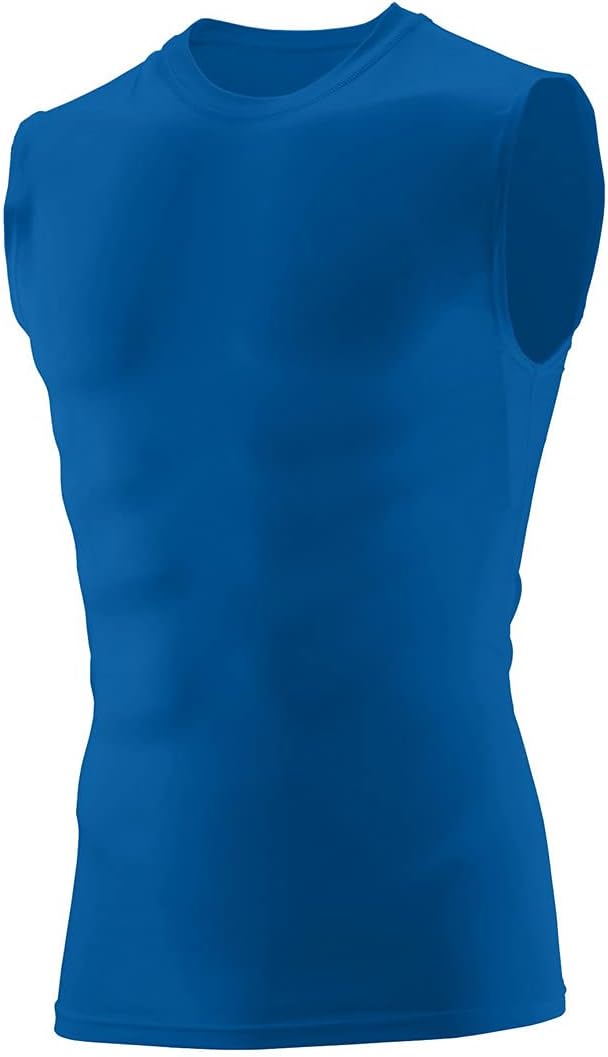 2602A-Royal-2X Hyperform Compression Sleeveless Shirt, Royal - 2X