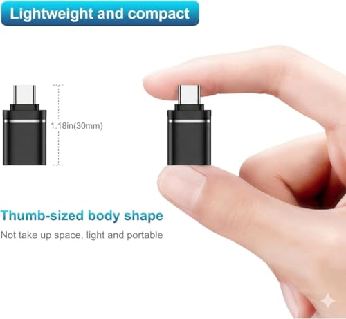 Image of rts 3 Pack Type C OTG Adaptor High-Speed Data Transfer Compatible with Smartphone Laptops Tablets Chargers Notebook iPad MacBook iPhone17 16 15 Mac, Samsung Galaxy S26 S25 S24, and More Type C Devices