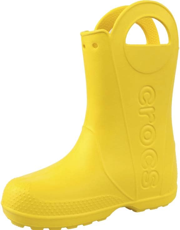 Crocs Unisex Kid's Handle It Rain Boot 12803-730 11 UK Child Yellow