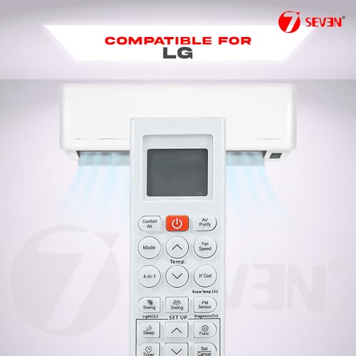 Image of 7SEVEN Compatible with LG AC Remote Control Model 36Q Suitable for 1 1.5 2 Ton Split and Window Air Conditioner - Match Each Key by Key Exactly with existing AC Remote Function
