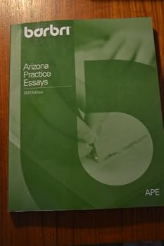 Paperback Barbri Arizona Practice Essays (2010-2011) (Arizona Bar Exam) Book