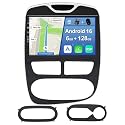 YUNTX [6GB+128GB] Android 16 Autoradio für Renault Clio 4 ZOE (2012-2019)-[Integriertes CarPlay/Android Auto/DSP/GPS]-10.1” IPS Touch Screen-CAM+MIC-DAB/Mirror Link/Bluetooth 5.0/AHD/360 Kamera/WiFi