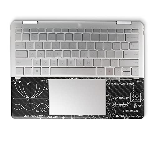 Image of MightySkins Carbon Fiber Skin Compatible with HP Spectre x360 14 inch (2022) Full Wrap Kit - Mathematical | Protective, Durable Textured Carbon Fiber Finish | Easy to Apply | Made in The USA