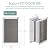 Baboni 3-Flap Pet Door for Wall, Steel Frame and Telescoping Tunnel, Aluminum Lock, Double Flap Dog Door and Cat Door, Strong and Durable (Pets Up to 220 Lb) -X-Large