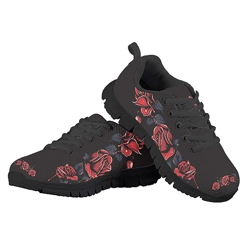 MARSVOVO Print Sneakers for Kids Lightweight Breathable Non Slip Athletic Kids Running Shoes Fashion Most Comfortable School Travel Playing School Walking Shoes for Boys Girls4