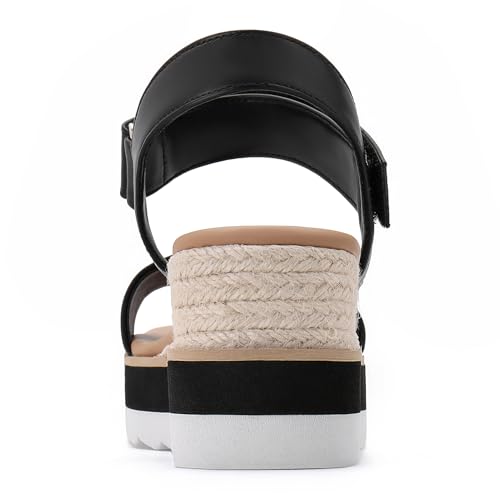 Image of Athlefit Women's Platform Ankle Strap Sandals
