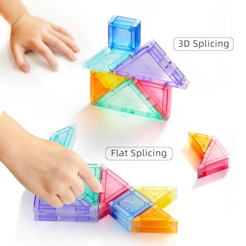 Mideer Magnetic Tangram Travel Tangram Puzzle Magnetic Pattern Block For Ages 4 5 6 7 8 9 Toy For Kids Brain Development Toy Iq Educational Toy Gift thumb #4