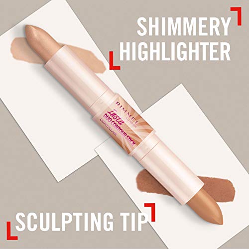 Rimmel Insta Contour Duo Stick, Light, 0.28 Ounce #TOP2