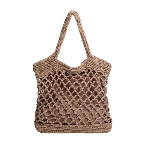 Grand sac cabas tissé main rotin pour ordinateur portable femme et voyage